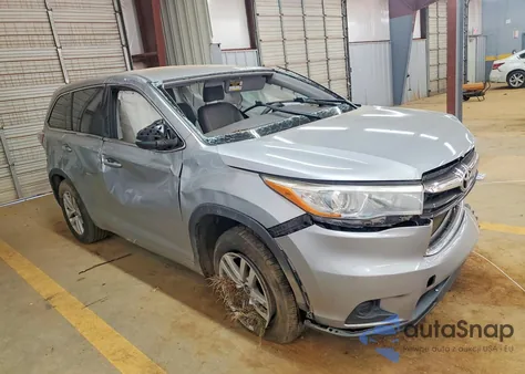 2016 Toyota Highlander Le из США, поврежденный, VIN 5TDZKRFH8GS169399